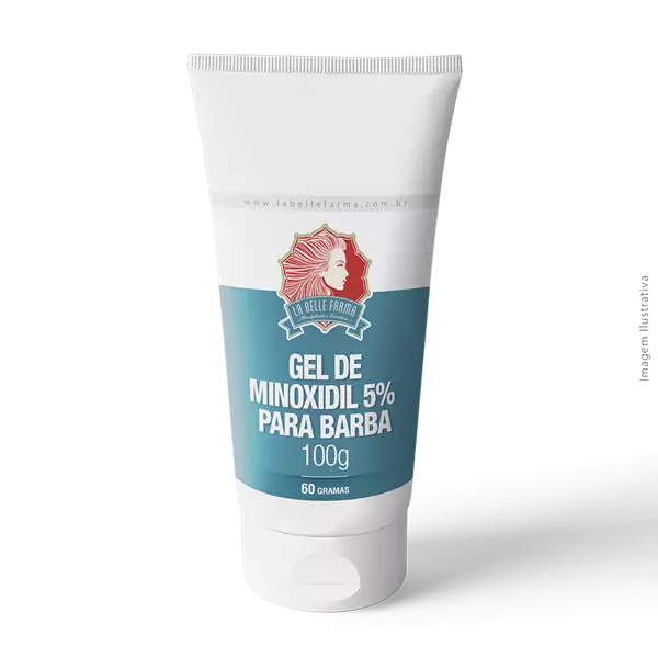 Gel de Minoxidil 5% para Barba 100g