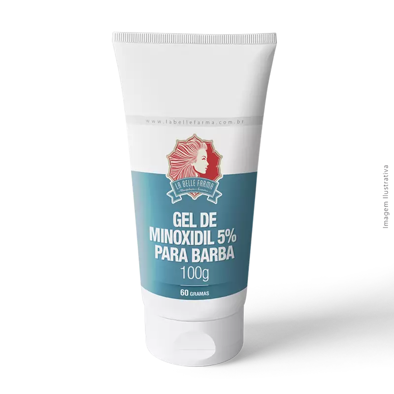 Gel de Minoxidil 5% para Barba 100g