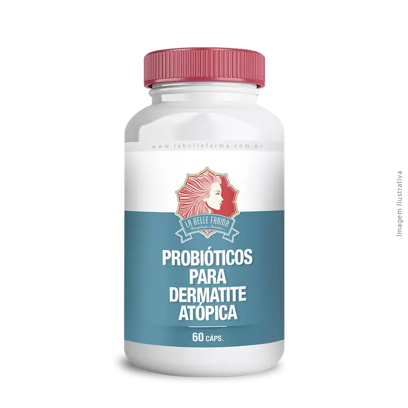 Probióticos para Dermatite atópica 60 Cápsulas