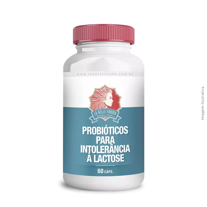 Probióticos para Intolerância à Lactose 60 Cápsulas