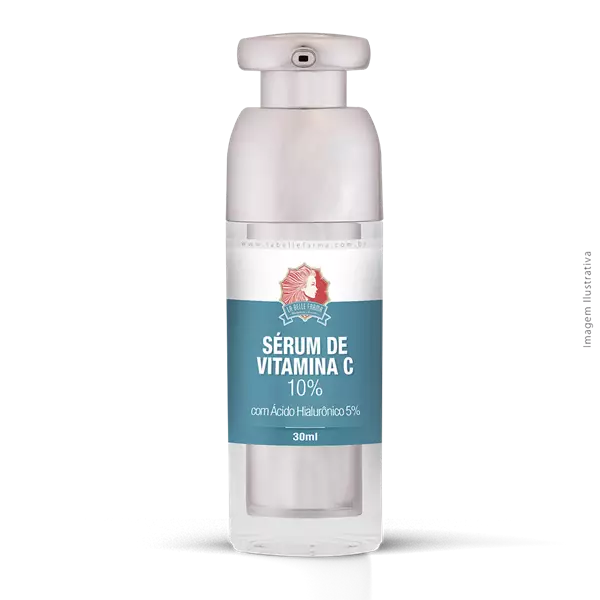 Sérum de Vitamina C 10% com Ácido Hialurônico 5% 30 ml