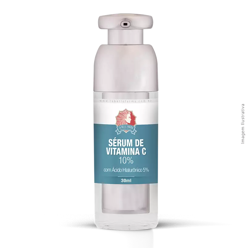 Sérum de Vitamina C 10% com Ácido Hialurônico 5% 30 ml