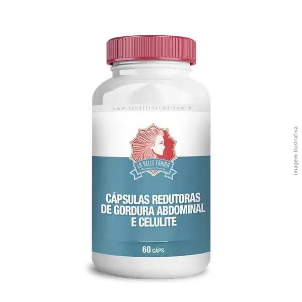 Cápsulas Redutoras de Gordura Abdominal e Celulite 60 Cápsulas