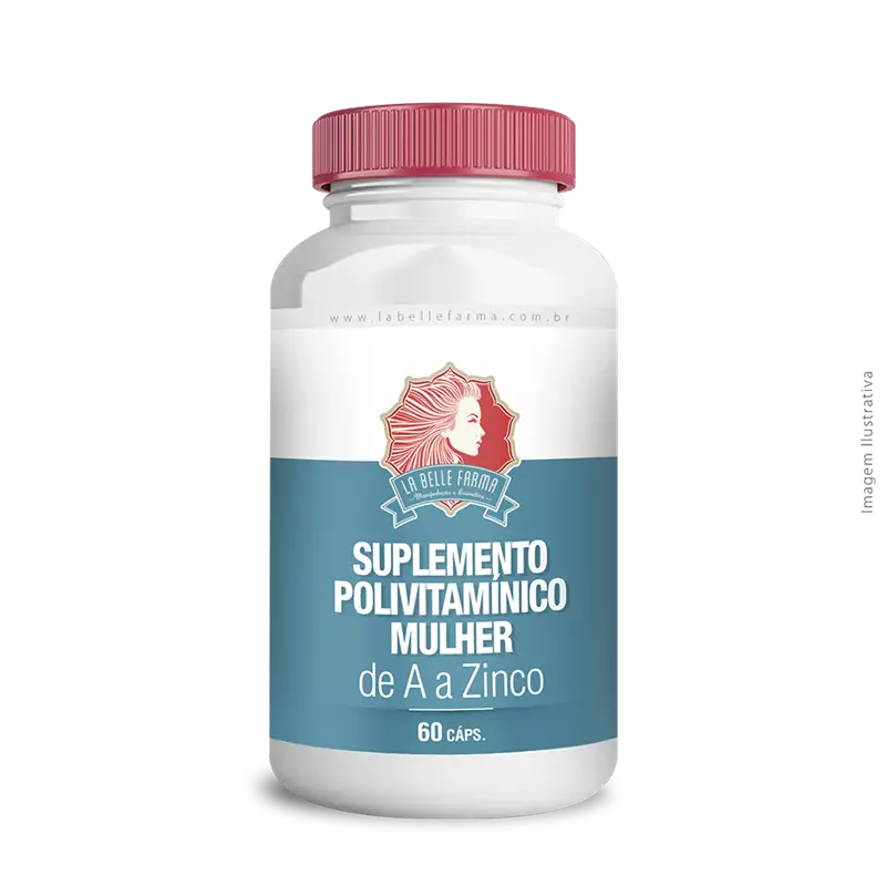 Suplemento Polivitamínico Mulher de A a Zinco 60 Doses