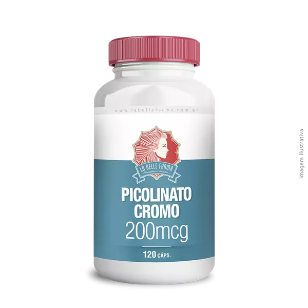 Picolinato Cromo 200mcg 120 Cápsulas