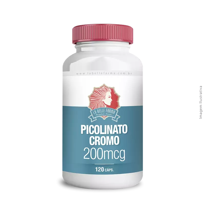 Picolinato Cromo 200mcg 120 Cápsulas