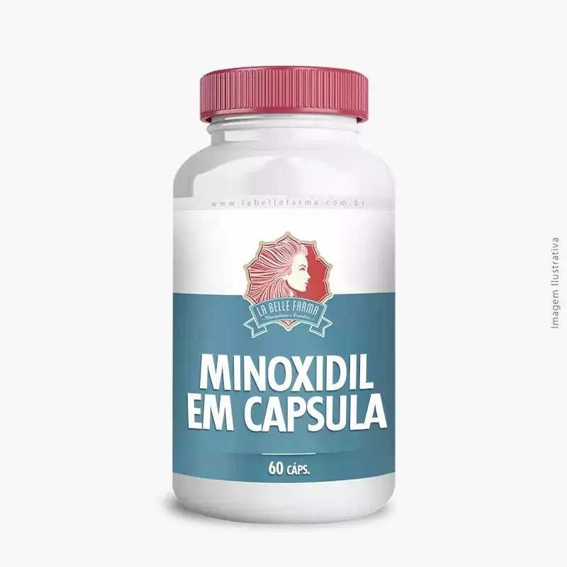 Minoxidil em cápsula 
