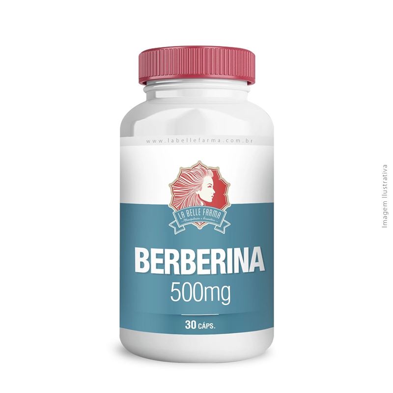 Berberina 500mg 30 Cápsulas