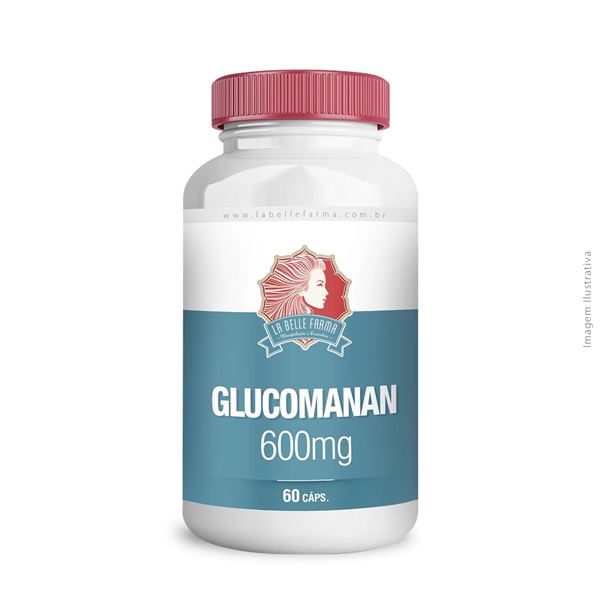 Glucomanan 600mg 60 Cápsulas