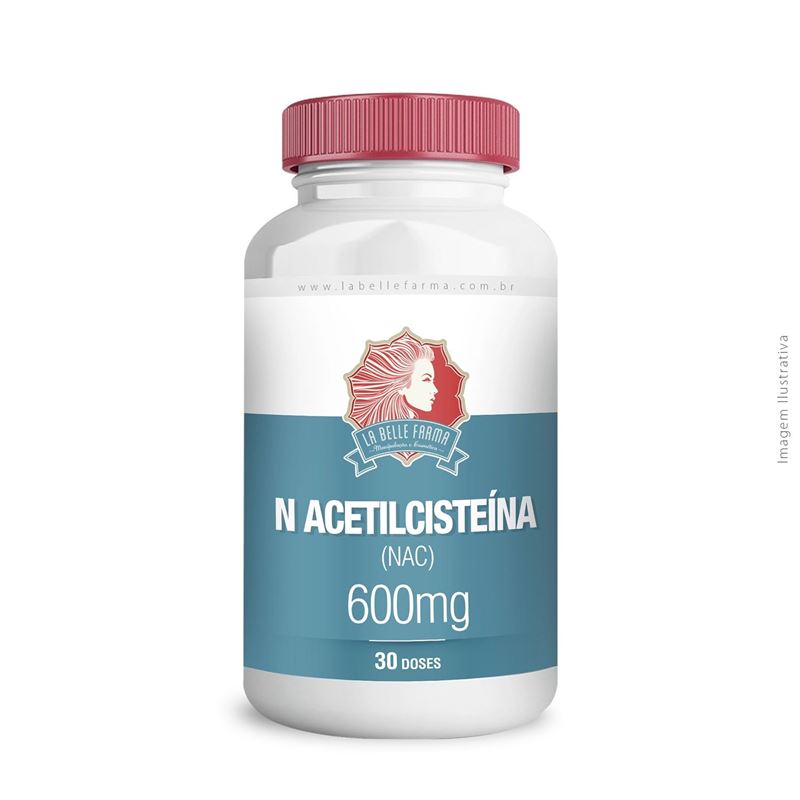 N acetilcisteína (NAC) 600mg 30 Doses