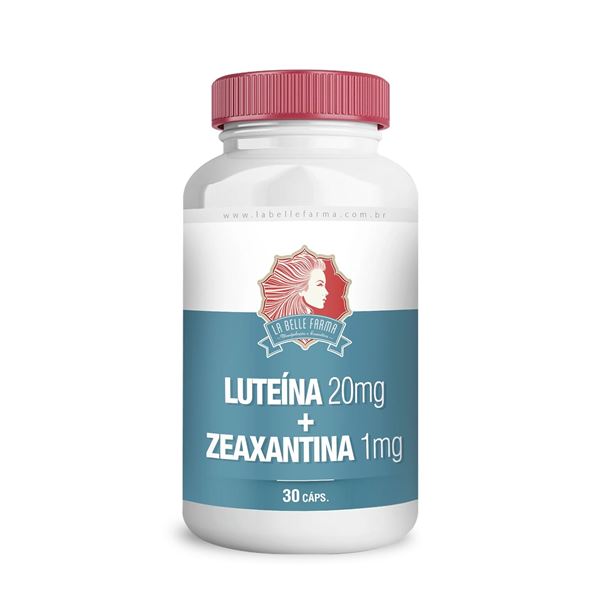 Luteína 20mg + Zeaxantina 1mg 30 Cápsulas