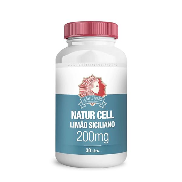 Natur Cell Limão Siciliano 200mg 30 Cápsulas