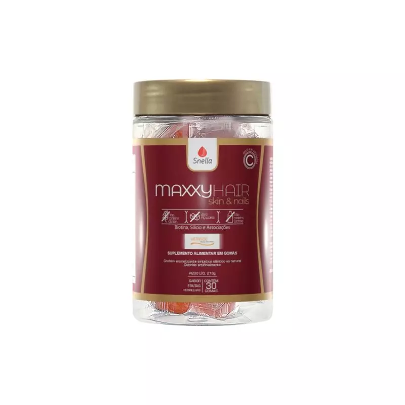 GOMAS DE COLÁGENO VERISOL® MAXXY HAIR SKIN & NAILS SABOR FRUTAS VERMELHAS