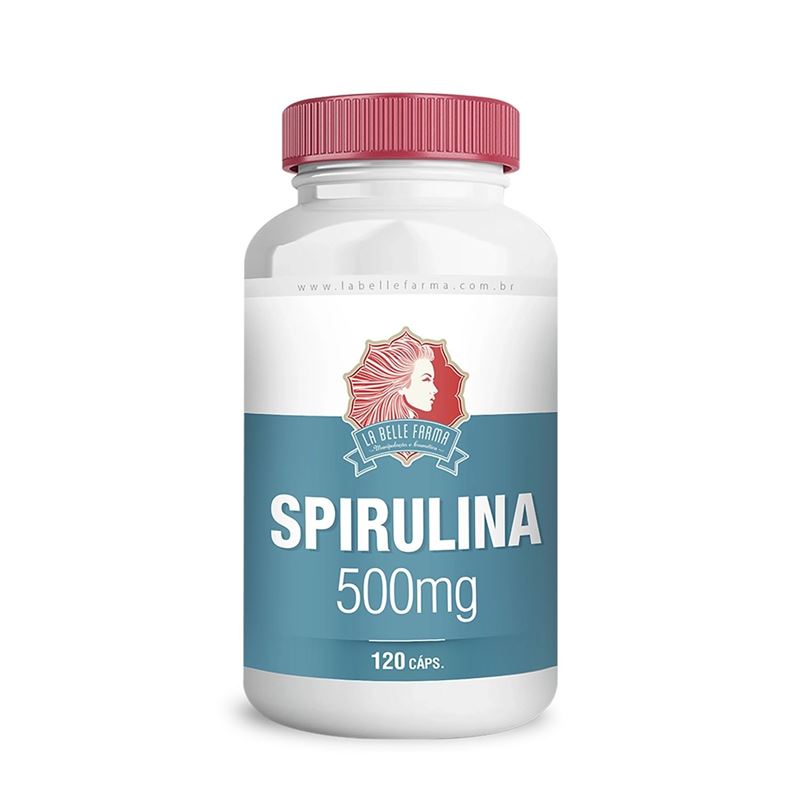 Spirulina 500mg 120 Cápsulas